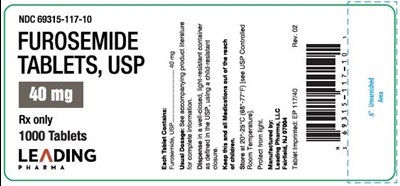 Furosemide 40mg 1000tabs (Furosemide 40mg1000tabs)