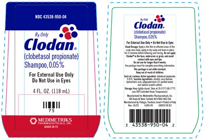PRINCIPAL DISPLAY PANEL - 118 mL Bottle Label - clodan 02