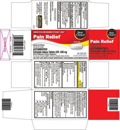 Principal Display Panel (650 mg Caplet Bottle Carton)