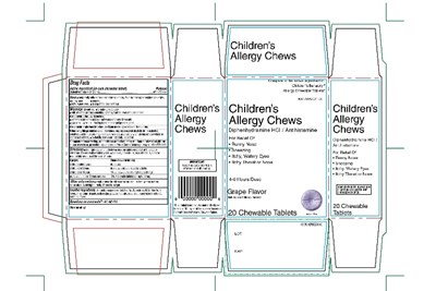 TOPCO Childrens allergy Chews 20 counts - childrens allergy melts cherry 1