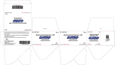 Principal Display Panel – Methocarbamol Injection, Usp 1,000 mg Carton (Met0y 0002 03)