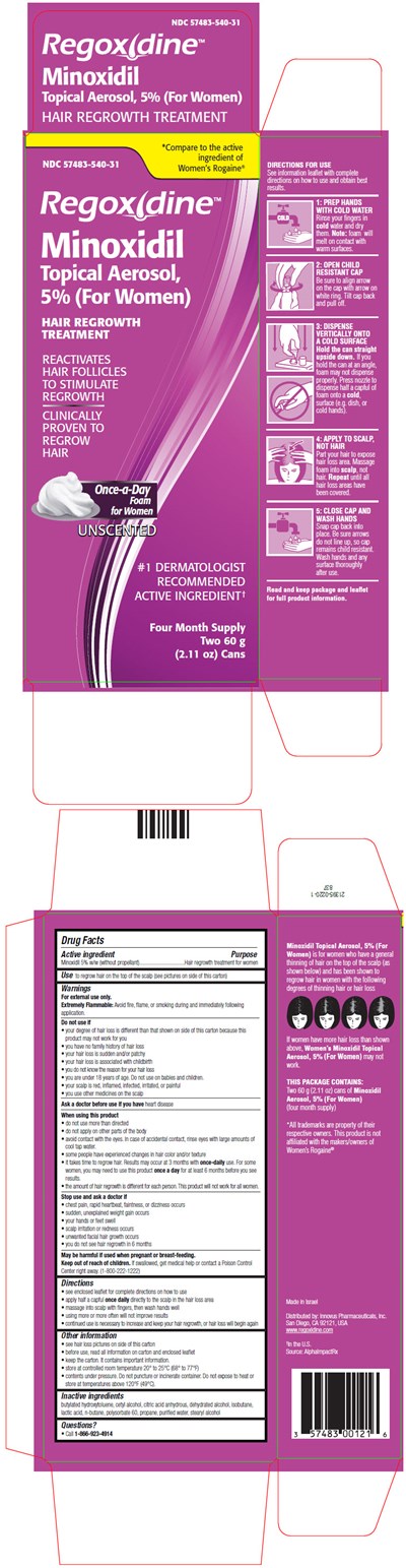 regoxidine-01.jpg PRINCIPAL DISPLAY PANEL - Two 60 g Can Package - regoxidine 01