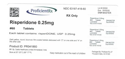 Risperidone 0.25mg (Risperidonetab Figure 02)