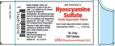hyoscyamine-02.jpg PRINCIPAL DISPLAY PANEL - 100 Tablet Bottle Label - hyoscyamine 02