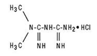 metformin-structure.jpg image description - metformin structure