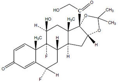 Chemical Structure (Fluocinolone 01)