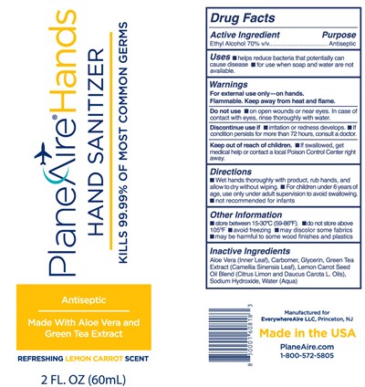 PAH Label 80335-106-02 - PlaneAire Hands Lemon Carrot Label Rev Nov 12 2020