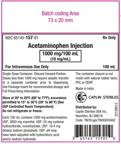 Acetaminophen-100ml-bag-label (Acetaminophen 100ml Bag Label)