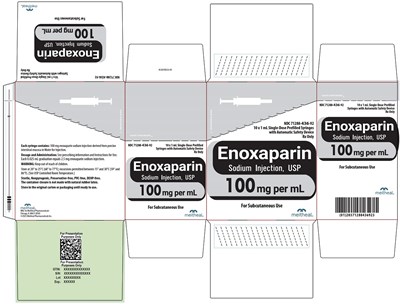 Principal Display Panel – Enoxaparin Sodium Injection, Usp 100 mg Carton (Enox 100mg Ht Carton V2)