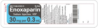 Principal Display Panel – Enoxaparin Sodium Injection, Usp 30 mg Blister Pack Label (Enox 30mg Ht Blister V2)