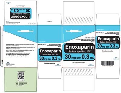 Principal Display Panel – Enoxaparin Sodium Injection, Usp 30 mg Carton (Enox 30mg Ht Carton V2)