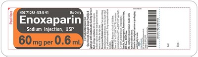 Principal Display Panel – Enoxaparin Sodium Injection, Usp 60 mg Blister Pack Label (Enox 60mg Ht Blister V2)