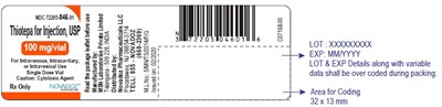 Thiotepa-for-injtn-100mg-vial-label (Thiotepa For Injtn 100mg Vial Label)