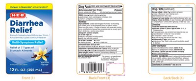 HEB Diarrhea Relief Bismuth Subsalicylate - pb original 01