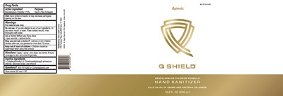 550 mL Label (Qshield Label Gold 550ml Rev 1204 Outlines)