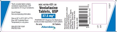 venlafaxine-37-5mg.jpg 30's bottle pack - venlafaxine 37 5mg