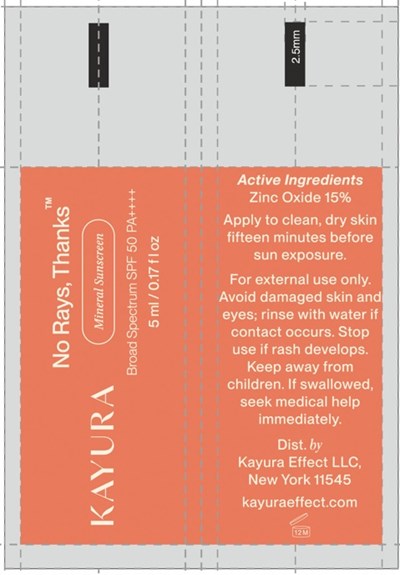 Image Description (Mineral Sunscreen 5ml Tube Label)