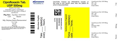 Ciprofloxacin Tab Usp 500mg (Cipro 04)