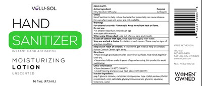 74401-400-16 (16 Oz 473 mL Moisturizing Lotion Label)