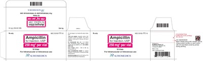 ampicillin-fig2.jpg PACKAGE LABEL-PRINCIPAL DISPLAY PANEL - 250 mg Carton Label - ampicillin fig2