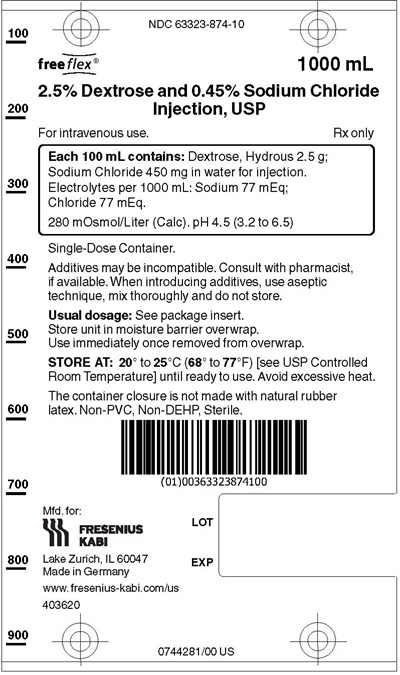 dex0x-0001-03.jpg PACKAGE LABEL - PRINCIPAL DISPLAY –2.5% Dextrose and 0.45% Sodium - dex0x 0001 03
