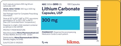Lithium-300mg-caps-100's (Lithium 06 Bl 300mg Caps)