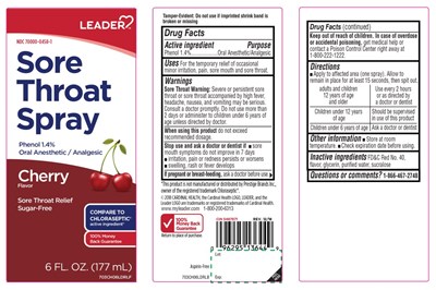 Leader Cherry Flavor Sore Throat Phenol 1.4% (Image 01)