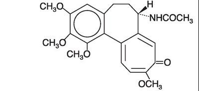 Colchicine-structurea (Colchicine Structure)