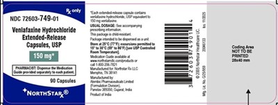 90 Tablets (Venlafaxine 150mg)