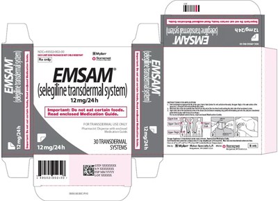 Emsam Transdermal 12 mg/24 Hour Carton Label (Image 16)