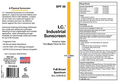 industrial-sunscreen-01.jpg Principal Display Panel - 236 ml Bottle Label - industrial sunscreen 01