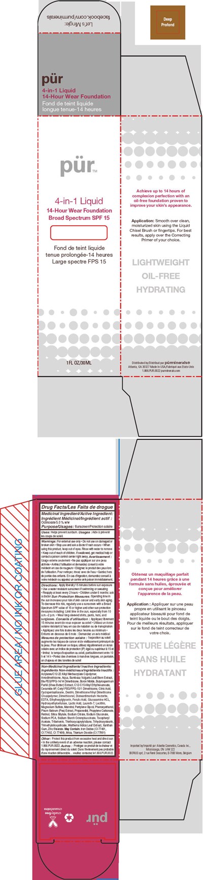pur-liqfound-08.jpg Principal Display Panel - 30 mL Bottle Carton - Deep - pur liqfound 08