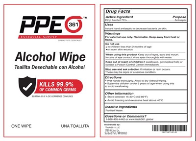 Itech361 Llc Ppe361 Alcohol Wipe 1 (Itech361llc Ppe Alcohol Wipe 1)