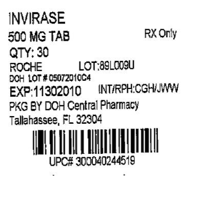 Principal Display Panel (500 mg Tablets Bottle)