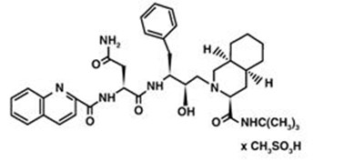 Chemical Structure (Invirase 01)
