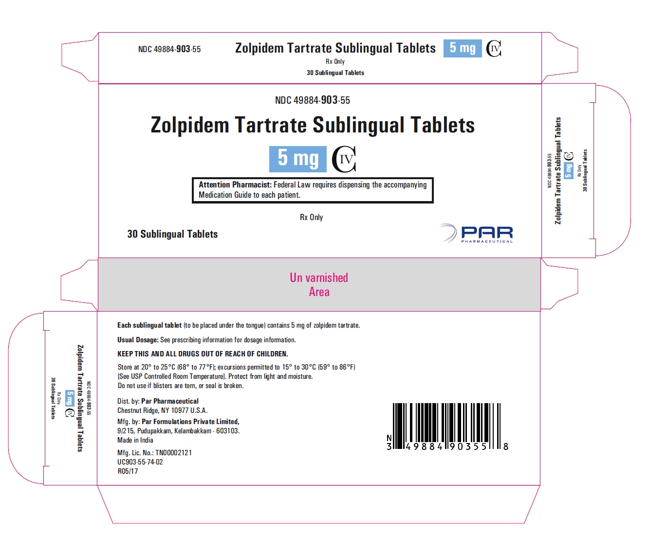 zolpidem tartrate therapeutic class