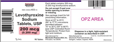 200-mcg-90s - levothyroxine 200 mcg 90s label