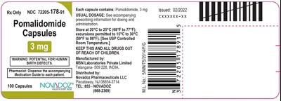 3mg-100 (Pomalidomide Capsules 7)