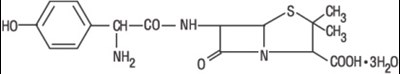 Chemical Structure 1 (Amoxicillin 01)