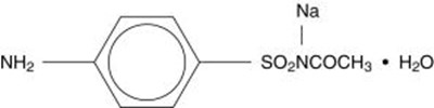 Structural Formula (Sulfacetamide Sts 01)