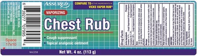 Label (Vaporising Chest Rub)