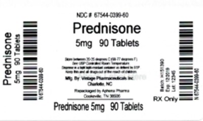 Bottle Label 5mg (67544 399)
