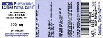 Image Of 200 mg Package Label (1118)