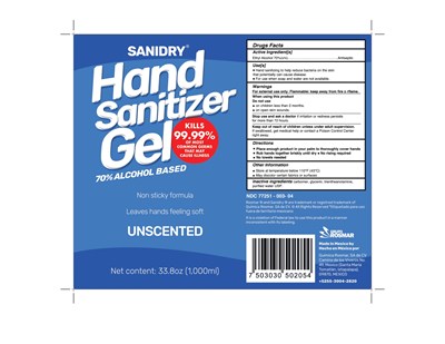 77251 003 04 Sanidry Fda70 1000ml Page 0001