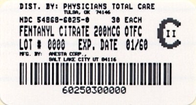 6025.jpg image of 200 mcg package label - 6025