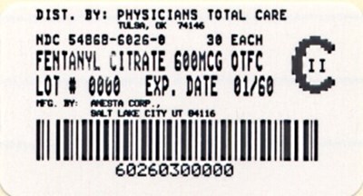 6026.jpg image of 600 mcg package label - 6026