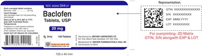 1e1e8f1a-9648-4cd2-b291-96a4d99e25b4-04.jpg Baclofen tablets USP, 20 mg - 100's - 1e1e8f1a 9648 4cd2 b291 96a4d99e25b4 04