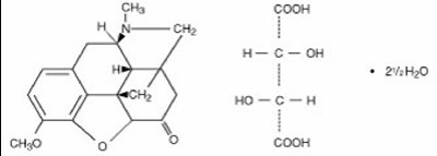 Hydrocodone Bitartrate Structural Formula (B935625d E9e6 4b5b A40a 3f4e7f01fa45 01)