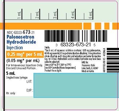 pal0b-0001-07.jpg PACKAGE LABEL - PRINCIPAL DISPLAY PANEL - Palonosetron Hydrochloride 0.25 mg Single-Dose Prefilled Syringe Label - pal0b 0001 07