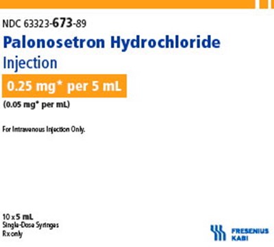 pal0b-0001-09.jpg PACKAGE LABEL - PRINCIPAL DISPLAY PANEL - Palonosetron Hydrochloride 0.25 mg Single-Dose Prefilled Syringe Carton Panel - pal0b 0001 09